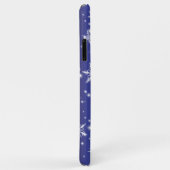 ネイビーブルーライトの上の雪と輝き Case-Mate iPhoneケース (裏面/右)