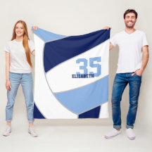 ネイビーブルーライトブルー銀色バレーボール