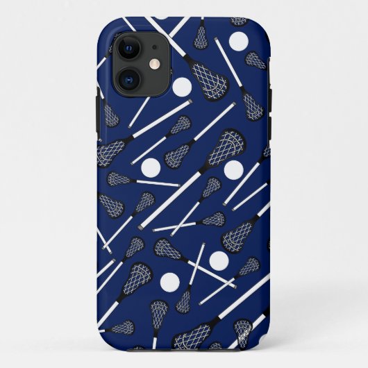 ネイビーブルーラクロススティック Case-Mate iPhoneケース (裏面)