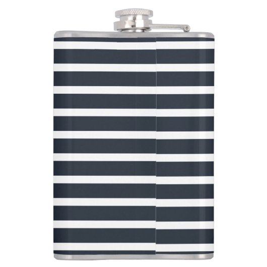 ネイビーブルーラグジュアリーボートファミリー名 フラスク (裏面)