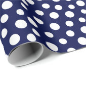 ネイビーブルーラッピング紙 ラッピングペーパー (ロールコーナー)