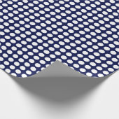 ネイビーブルーラッピング紙 ラッピングペーパー (角)