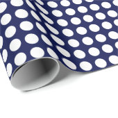ネイビーブルーラッピング紙 ラッピングペーパー (ロールコーナー)