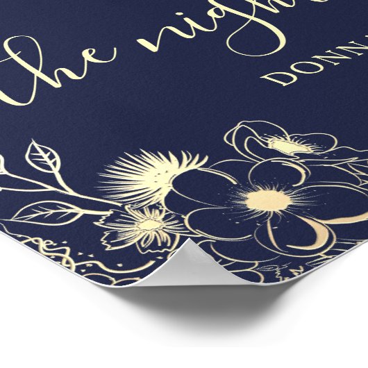 ネイビーブルーリハーサルディナーの前の夜 ポスター (角)