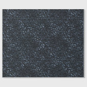 ネイビーブルーレオパード印刷 ラッピングペーパー (フラット)