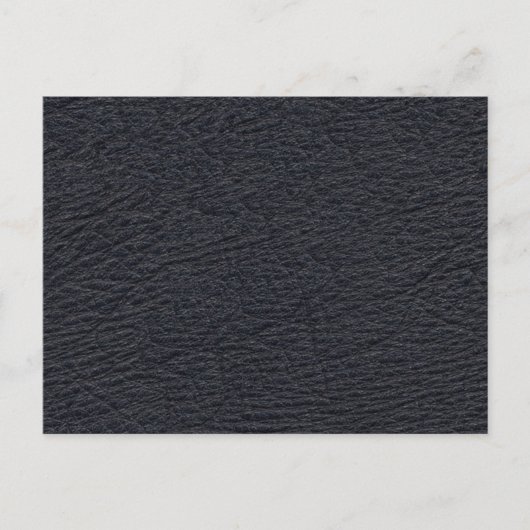 ネイビーブルーレザーテクスチャ ポストカード (正面)