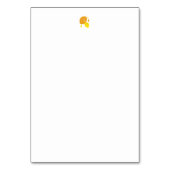 ネイビーブルーレモンアート – さわやかな柑橘系デザイン テーブルナンバー (裏面)