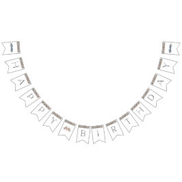 ネイビーブルーレースカーのバンティングフラグ バンティングフラッグ