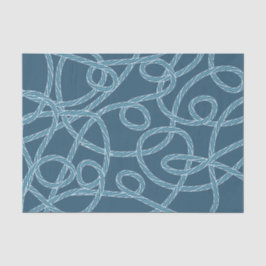 ネイビーブルーロープパタ航海のーン 薄葉紙