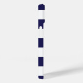 ネイビーブルーワイドストライプiPhoneケース Case-Mate iPhoneケース (裏面 / 右)