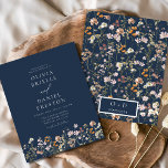 ネイビーブルーワイルドフラワー庭園の結婚式招待状<br><div class="desc">Boho Wildflower庭園の結婚式招待状で自然のロマンスにゲストを浸す。未踏のインスパイア開花の美しいによって、この招待は自由奔放なお祝いの本質を捉える。魅力的なデザインは、緑豊かな緑の中で繊細なワイルドフラワー踊りを備え、あなたの庭園の結婚式に完璧なトーンを設定。ボーホシックな美意識はトーンで補完自然され、招待状が愛の物語の魔法の中で共有にゲストをさせる夢のような雰囲気を作り出す。複雑に作られた招待状は忘れられない旅を約束し、愛する人々を誘って自然のキャンバスの美しいの中で2つの魂の統合を目撃する。素朴な魅力とお洒落詳細を持つ、この招待は、あなたのハートの庭でユニーク開花の愛の証である。この招待を待ち受けている魅惑的な日を初めて見てみよう。永遠にお祝いを約束し、山花そのものとして鮮やかも期待できるのだ。</div>