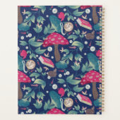 ネイビーブルーヴィンテージコテージコア プランナー手帳 (裏面)