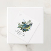 ネイビーブルーヴィンテージバードアンドクラウン フェイバータグ (インサイチュ)