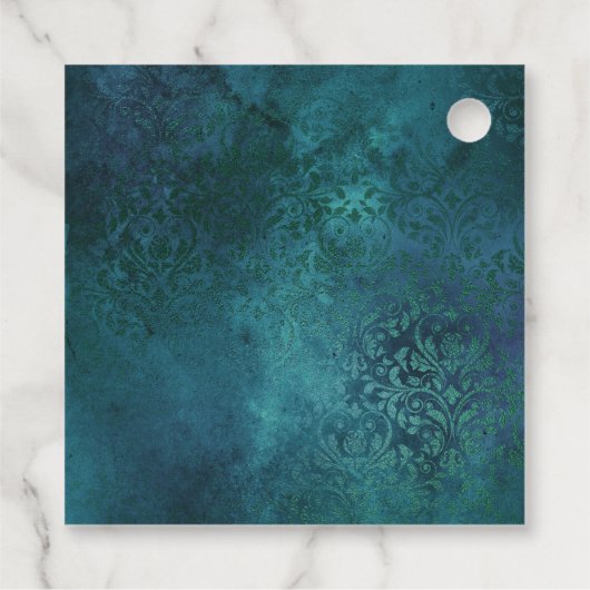 ネイビーブルーヴィンテージバードアンドクラウン フェイバータグ (裏面)