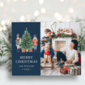 ネイビーブルー写真 シーズンポストカード