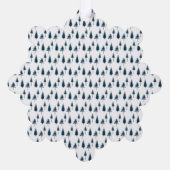 ネイビーブルー冬樹 オーナメントカード (裏面)