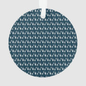 ネイビーブルー冬樹 オーナメント (裏面)