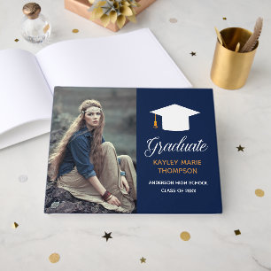 ネイビーブルー卒業写真大賞2022年サイン ゲストブック