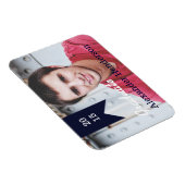 ネイビーブルー卒業写真発表磁石 マグネット (右側)