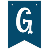 ネイビーブルー卒業2023写真分版旗 バンティングフラッグ (第2の旗)