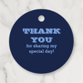 ネイビーブルー名ロゴ フェイバータグ (裏面)