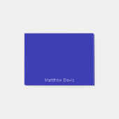 ネイビーブルー名 ポストイット (正面)