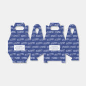 ネイビーブルー名&年齢誕生日お気に入りボックス フェイバーボックス (折り畳みなし)