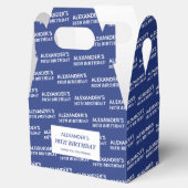 ネイビーブルー名&年齢誕生日お気に入りボックス フェイバーボックス (オープン)