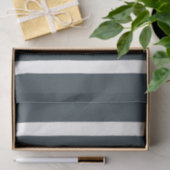 ネイビーブルー垂直ストライプ 薄葉紙 (ギフト)