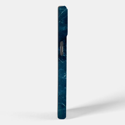 ネイビーブルー大理石テクスチャ Case-Mate iPhoneケース (裏面 / 右)