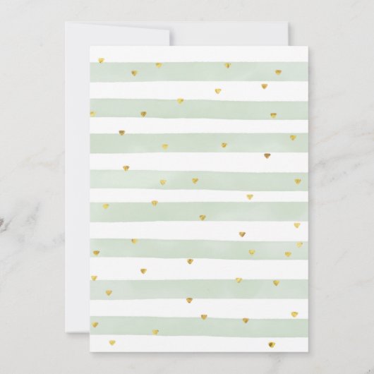 ネイビーブルー小さなカボチャが途中にある 招待状 (裏面)