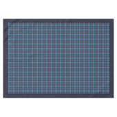 ネイビーブルー市松模様にタカジュアルブレクロ テーブルクロス (正面(横))