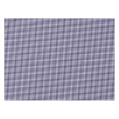 ネイビーブルー市松模様にホワイトチェックパタモダンーン テーブルクロス (正面(横))