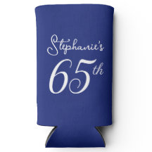 ネイビーブルー応援65歳65歳の誕生日パーティー