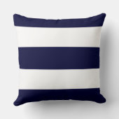 ネイビーブルー枕のミニホワイトドルフィン クッション (裏面)