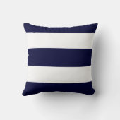 ネイビーブルー枕のミニホワイトドルフィン クッション (裏面)