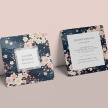 ネイビーブルー桜花