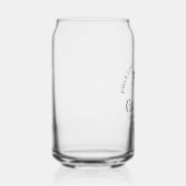 ネイビーブルー歯科学校カスタム歯科医科卒業 ガラス缶 (右)