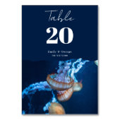 ネイビーブルー水中ゲリ航海のー結婚ズ テーブルナンバー (正面)