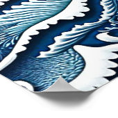 ネイビーブルー海 ポスター (角)