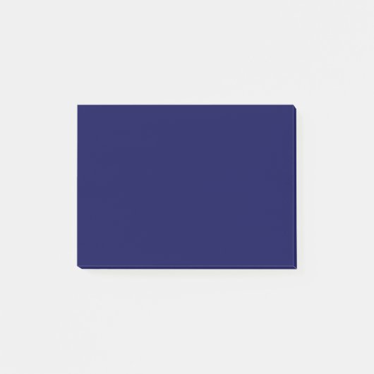 ネイビーブルー無地のカカスタマイズラーIt ポストイット (正面)