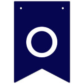 ネイビーブルー無地のカラーカスタマイズIt バンティングフラッグ (第3の旗)