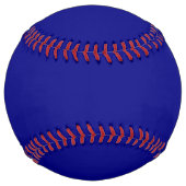 ネイビーブルー無地のカラー |クラシック |エレガント | ソフトボール (裏面)