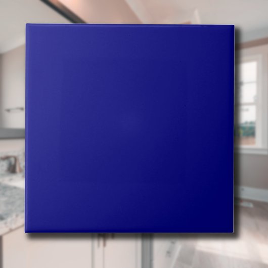 ネイビーブルー無地のカラー |クラシック |エレガント | タイル