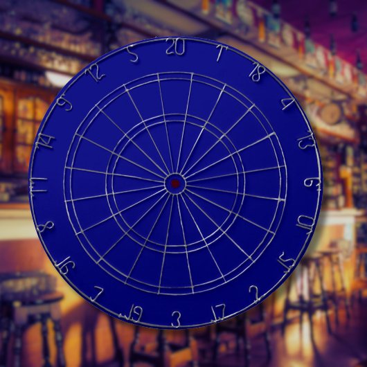 ネイビーブルー無地のカラー |クラシック |エレガント | ダーツボード