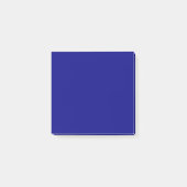 ネイビーブルー無地のカラー |クラシック |エレガント | ポストイット (正面)