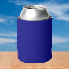 ネイビーブルー無地のカラー 缶クーラー