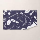 ネイビーブルー父の日 バスタオルセット (ハンドタオル)