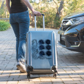 ネイビーブルー牡丹フローラブーケクリエーターセット シール (スーツケースインサイチュ)