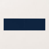 ネイビーブルー特別コンサルテユニークンモダント 名刺 (内部フラット)